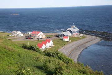 Le théâtre de la Vieille Forge siège sur la pointe de Petite-Vallée. Photo : Alain Lauzier