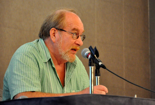 Alain Bridault, prÃ©sident de la FÃ©dÃ©ration canadienne des coopÃ©ratives de travail (FCCT/CWCF). Photo: N.Falcimaigne